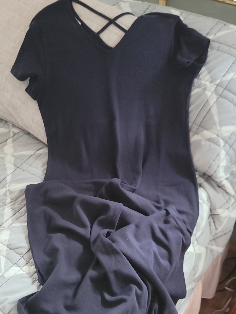 Faded Glory Navy Cotton Top, Never Worn.